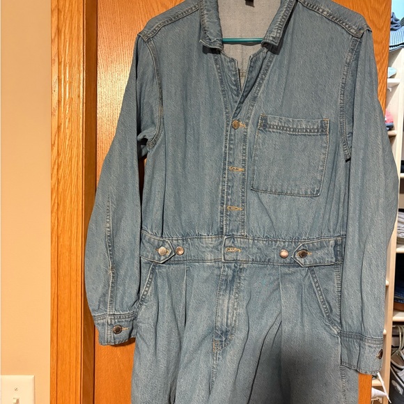 Light Blue Denim Romper - Picture 4 of 4